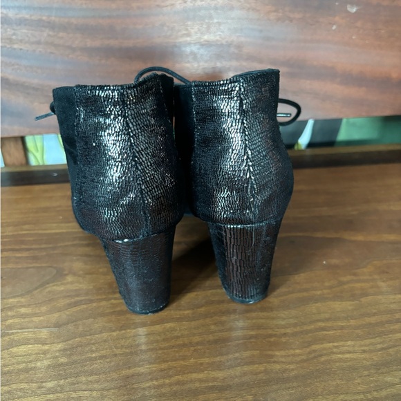 Anthropologie/Vanessa Wu Suede and Metal Booties Size 7 - Picture 5 of 6